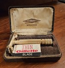 Vintage Gillette Milord Metal Safety Razor w/ Case & Thin Gillette Blades — photo 5