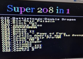 Mini Console classic 208 Build in Game.     (Classic Sega megadrive games)