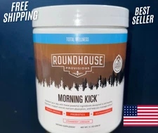 ROUNDHOUSE PROVISIONS MORNING KICK-DIGESTIVE POWDER-STRAWBERRY LEMONADE, 9.1 oz`