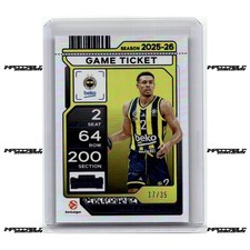 2025-26 Panini Contenders EuroLeague - Blue #50 Wade Baldwin IV /35