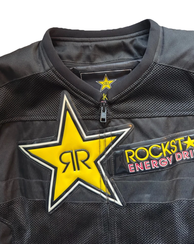 Racing Motorcycle Jacket Rockstar Energy Drink Mens Size S - Image 4 of 4