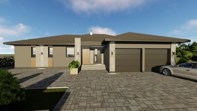Modern 4Bedroom 2Bathroom House Plans Blueprints and Floorplans, 258m2-2780sqft