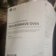 LG MVEL2033F Over-the-Range Microwave Door 2.0 Cu. Ft.