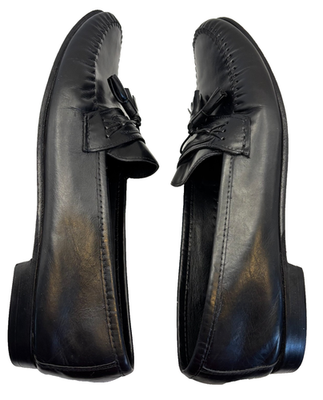 Mario Bruni Men\'s 9 D Black Leather Tassel Loafe MARIO BRUNI Italy US Men main image 3