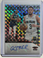 CJ McCollum AUTO Mosaic Collage 2023-24 Panini Prizm Autograph Signature Pelican