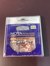 Vintage Hoya 62mm PL Linear Polarizing Camera Lens Filter Original Case Japan