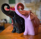 Haeger Modern Elephant # 405 in Pink