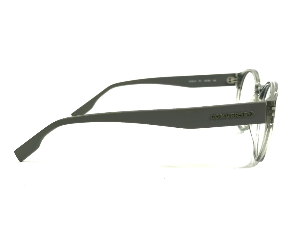 Converse Eyeglasses Frames CV5018 331 Transparent Green Round Full Rim 49-20-145 - Image 3 of 4