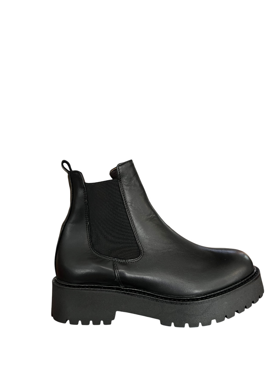 BOOMERANG FR64 SAUVAGE Damen Halbstiefel Leder seitlich elastisch MADE IN ITALY 30390₽