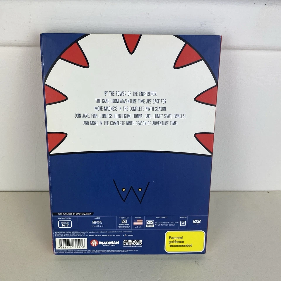 Adventure Time Complete Season 9 (DVD, 2012) NTSC Region 4 VGC with Slipcover - Bild 2 von 4
