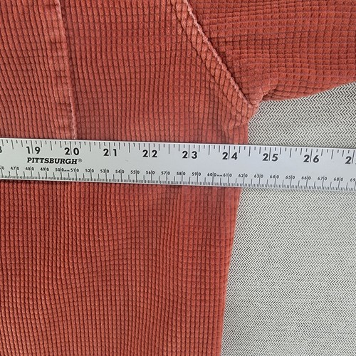 Territory Ahead Shirt Mens XL Rust Waffle Grid Corduroy Vintage Heavyweight - Picture 5 of 7
