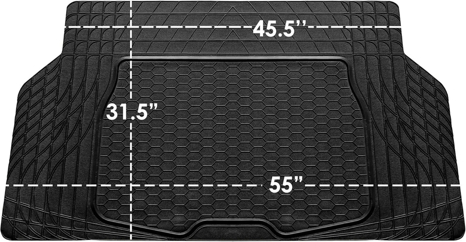 FH Group ClimaProof Universal Cargo Mat – All-Weather, Trimmable Trunk Mat Foto 4 de 4