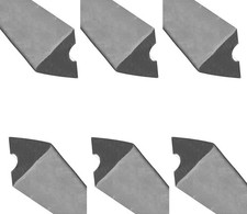 U23 Rubber Bumpers Replacement Pool Table Rail Cushions Set of 6 - 7 Foot