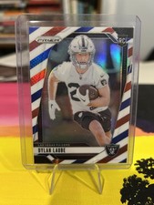 2024 Panini Prizm - Rookies Dylan Laube #330 Red White & Blue Prizm (RC)