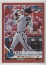 2019 Panini Donruss Rated Rookie Holo Red Steven Duggar #49 o6n