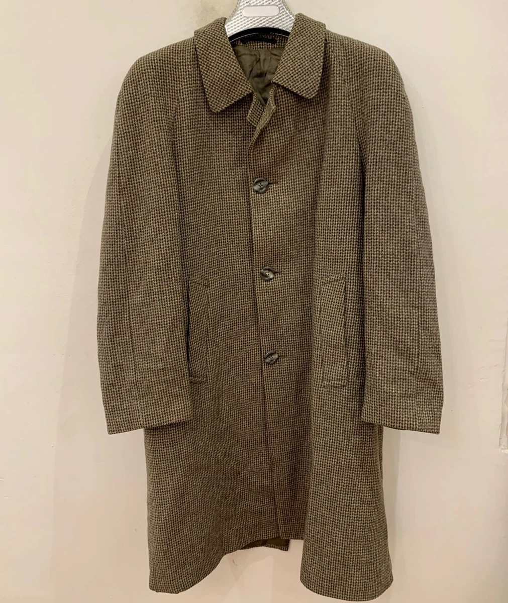 Vintage Harris Tweed Coat In Men's Coats & Jackets for sale - eBay
