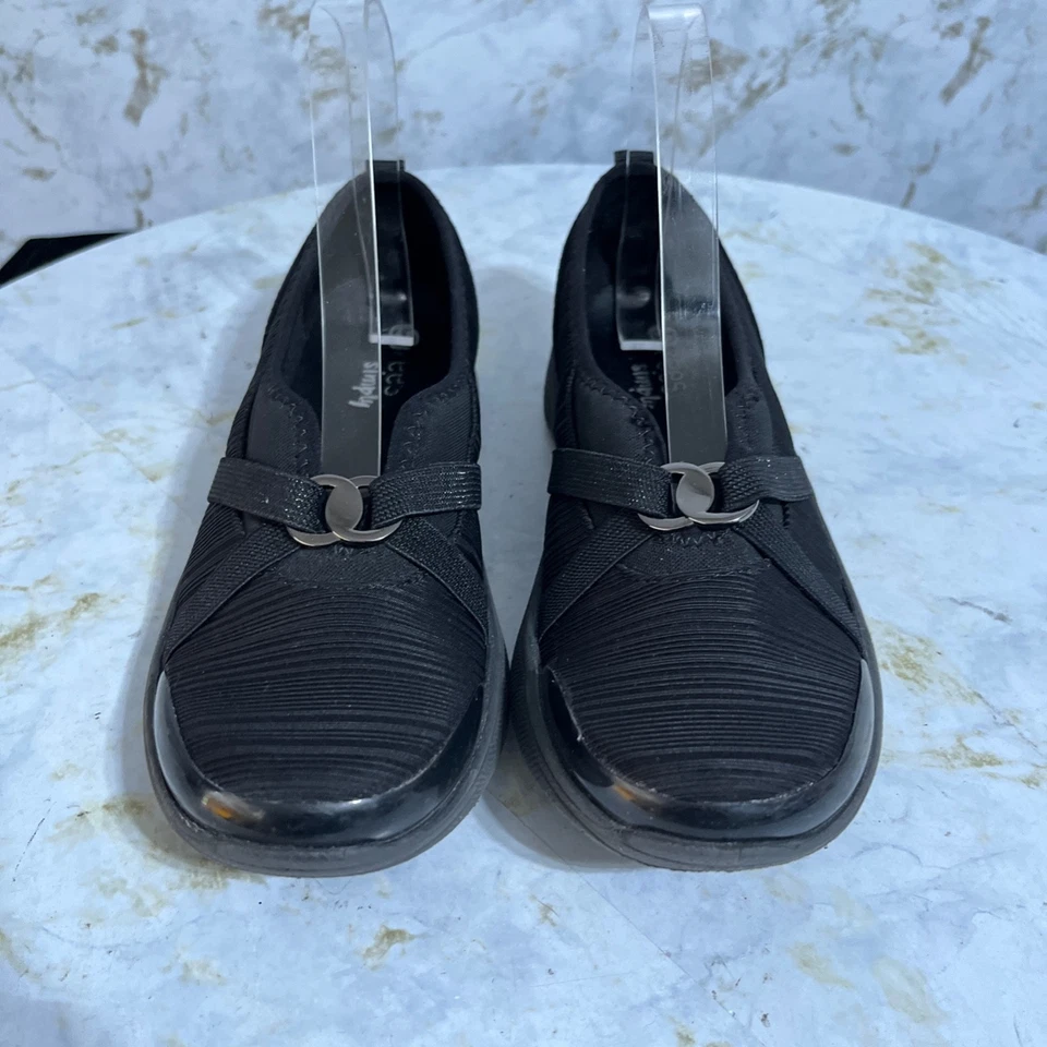 Tênis Bzees Lana Feminino Tamanho 7.5M Preto Conforto Moda Casual - Imagem 3 de 4