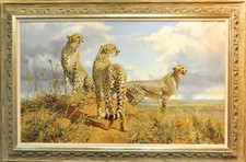 Donald Grant - Cheetah Trio - Original Painting