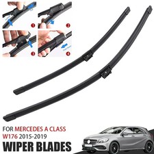 2x Front Windscreen Wiper Blades Set For Mercedes A Class W176 2015-2019 24" 19"