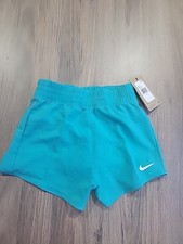 Nike Kids Dri-FIT One 3" Shorts . Size 6x. Teal Blue. Lined