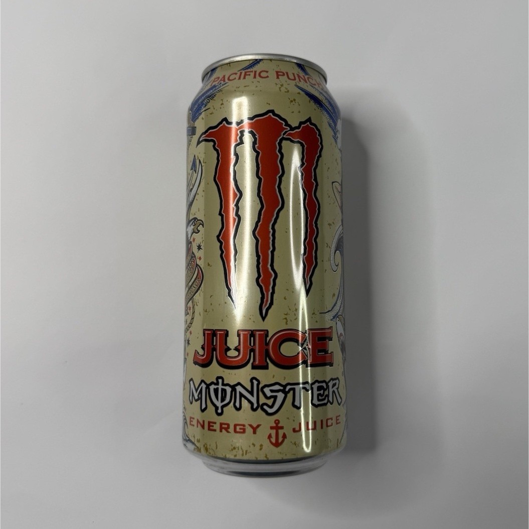 Monster Energy Pacific Punch Juice Collectible Advertising Can