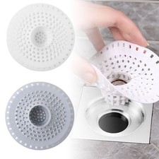 2Pcs Drain Hair Catcher, Silicone Bathtub Drain Protector