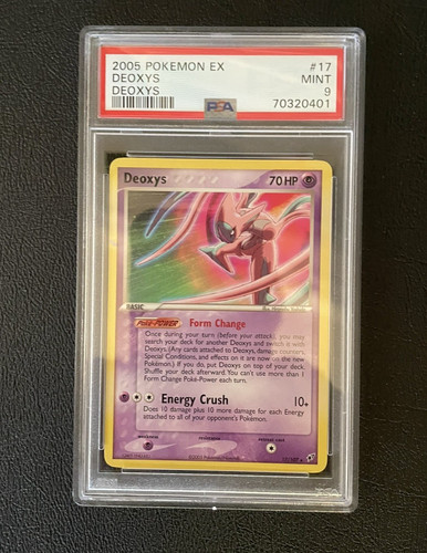 Deoxys graded PSA 9 for sale on eBay