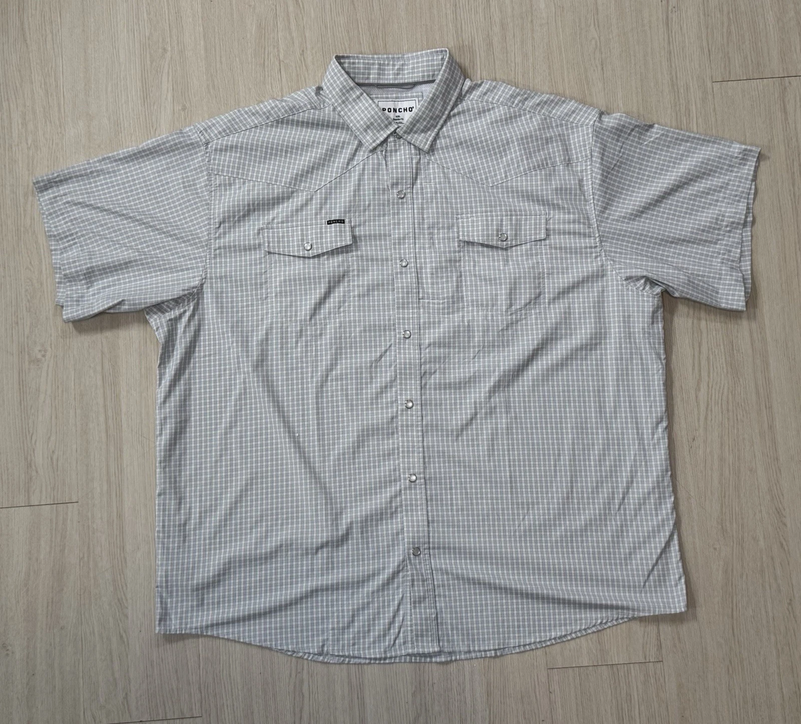 Poncho Outdoors ‘The High Noon’ Western Short Sleeve Pearl Snap Shirt XXL Vented
Opens in a new wind