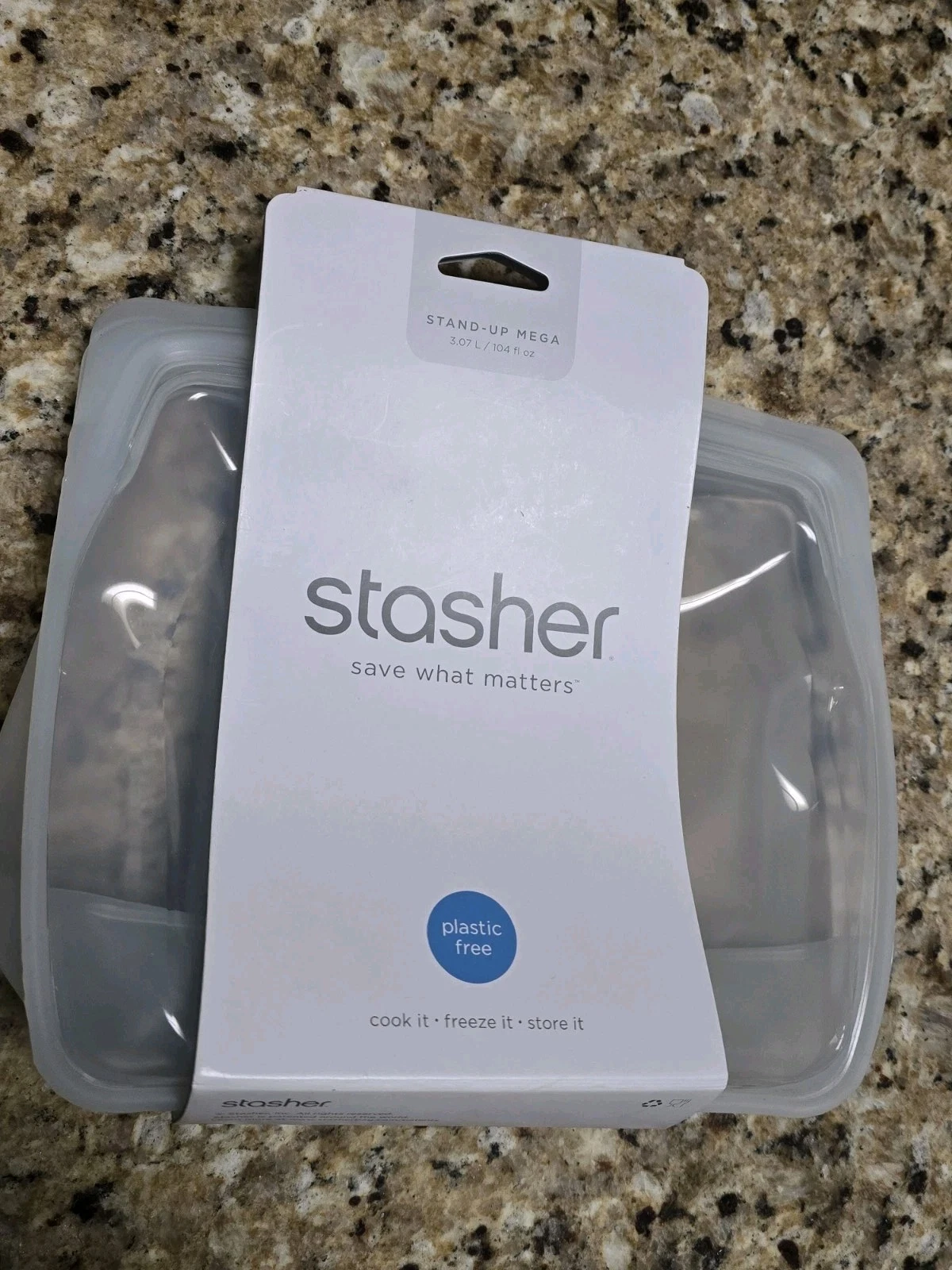 Stasher Silicone Food Grade Reusable Storage Bag (Stand-Up) | Mega Clear NEW
Opens in a new window o