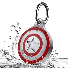 Aluminum Metal Airtag Holder with Keychain   Air Tags Waterproof Item Tr