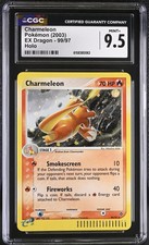 CGC 9.5 MINT+ Charmeleon 99/97 EX Dragon Holo Pokemon Card