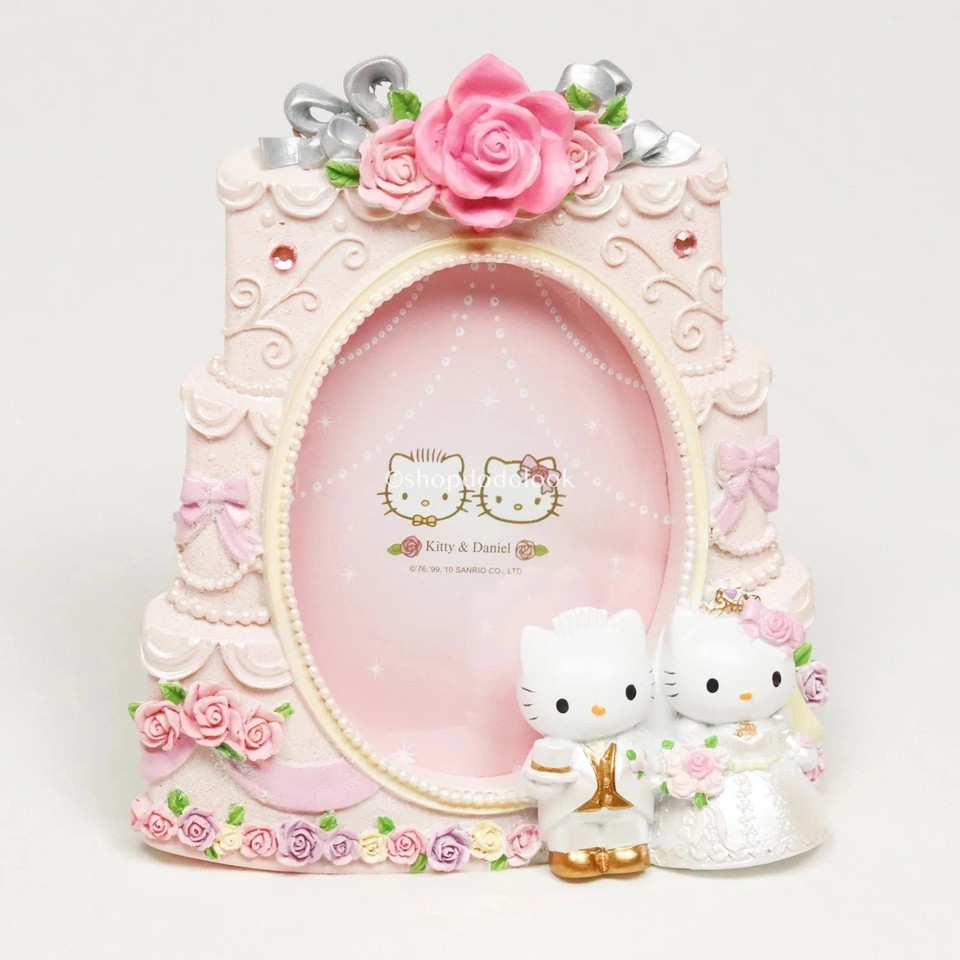Hello Kitty & Dear Daniel Vintage Style Rose Wedding Photo Frame 7"x 5"