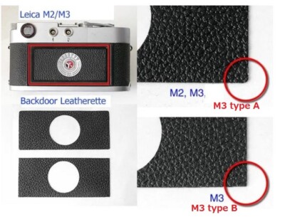 Camera Replacement Skin Leather w/VIDEO ins【Leica back panel window】From Japan