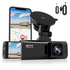 REDTIGER 4K Front Dash Cam WiFi Single Dash Camera Parking Mode for Cars