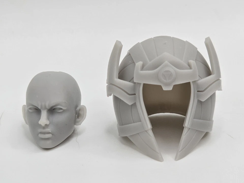 3d Printed BIG BARDA HEAD #3 1:12 6" Joe Classified/Marvel Legends - Image 2 of 3