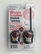 World's Smallest Walkie Talkies