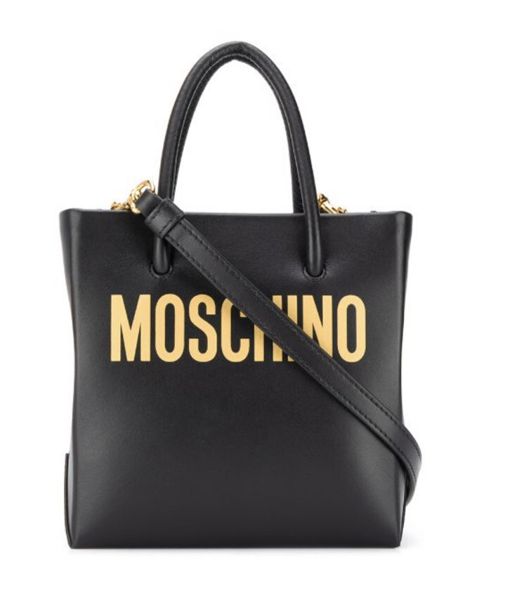 Moschino Mini Logo Tote Bag With Dust Bag | eBay