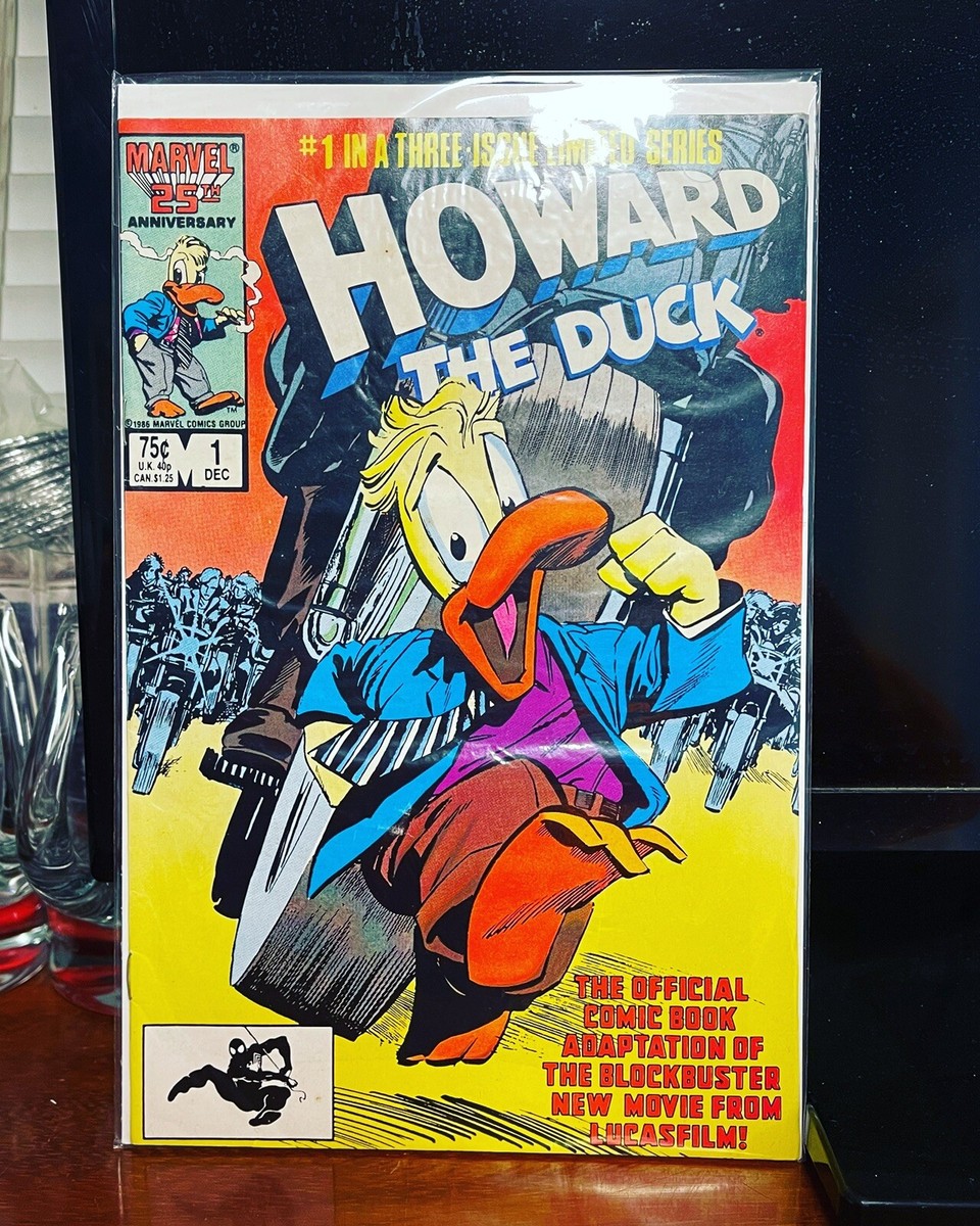 ハワードザダック Howard the Duck #1 marvel 25th anniversary comic book. Rare. A+