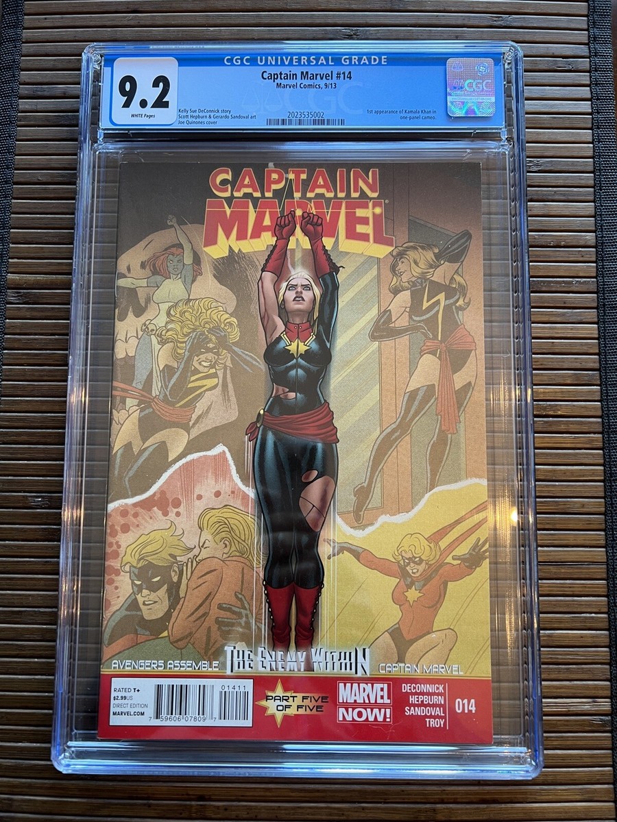 Captain Marvel #14 17 CGC 1st 2nd Kamala Khan Ms Marvel