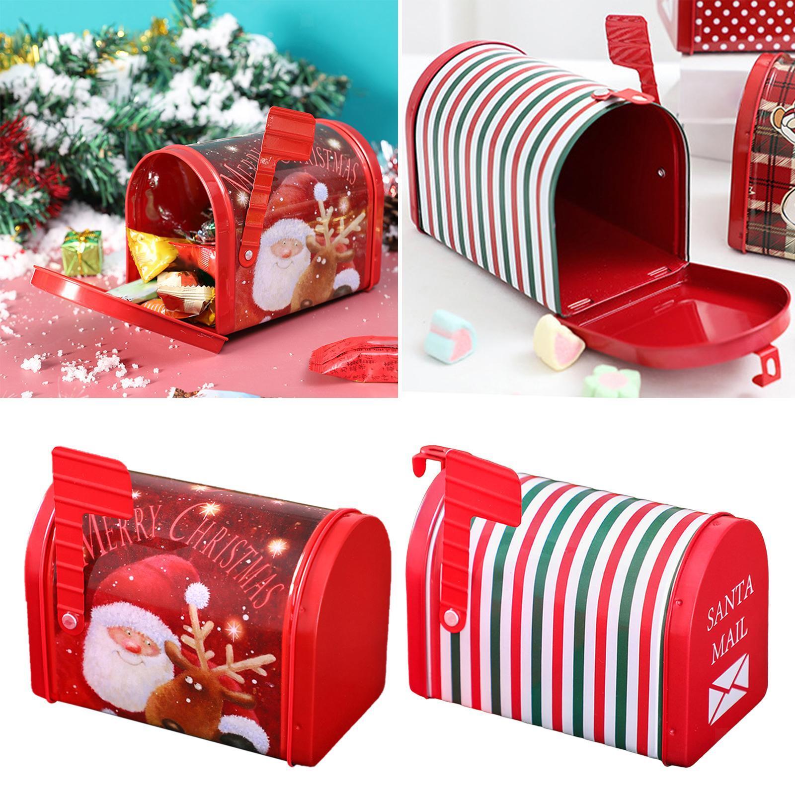 Christmas Gift Box Mailbox Shape for Party Great Kids Gifts Decoration