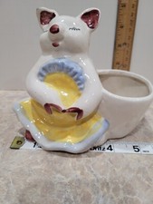 Vintage Anthropomorphic Planter Piggy        B