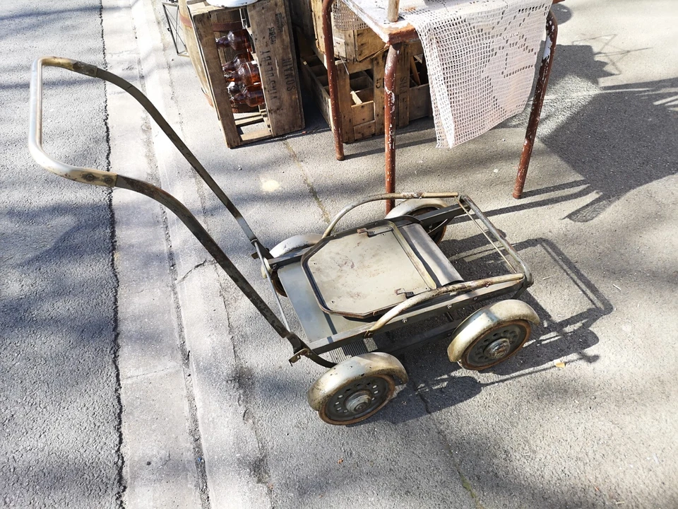 Poussette ancienne année 40/50 - Photo 2/3