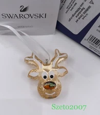 Swarovski Gingerbread Reindeer Ornament MIB #5533944