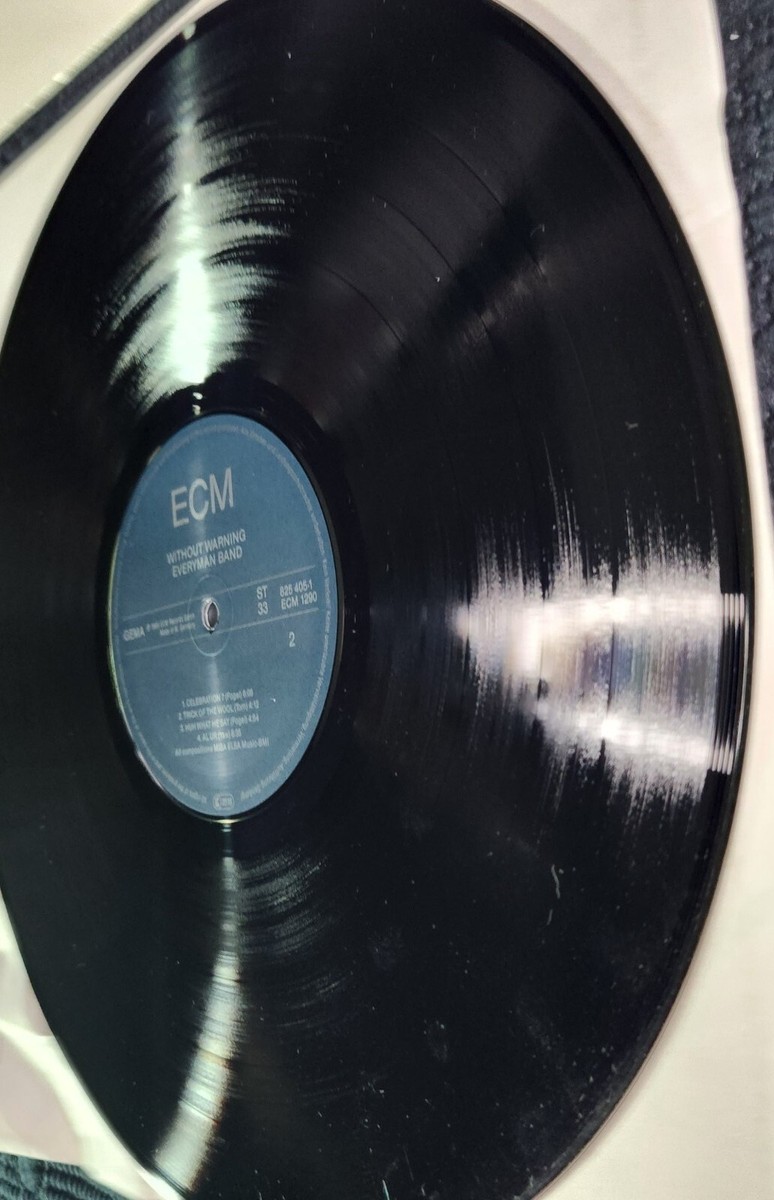 Everyman Band - Without Warning　Germany Everyman Band – Without Warning (EX) ECM 1290 Vinyl Record