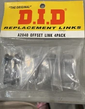 D.I.D. A2040 Offset Replacement Link Roller Chains Pack Of 4 Pieces