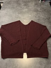 Women  s Maroon Knit Shawl Wrap  Unbranded  Sweater