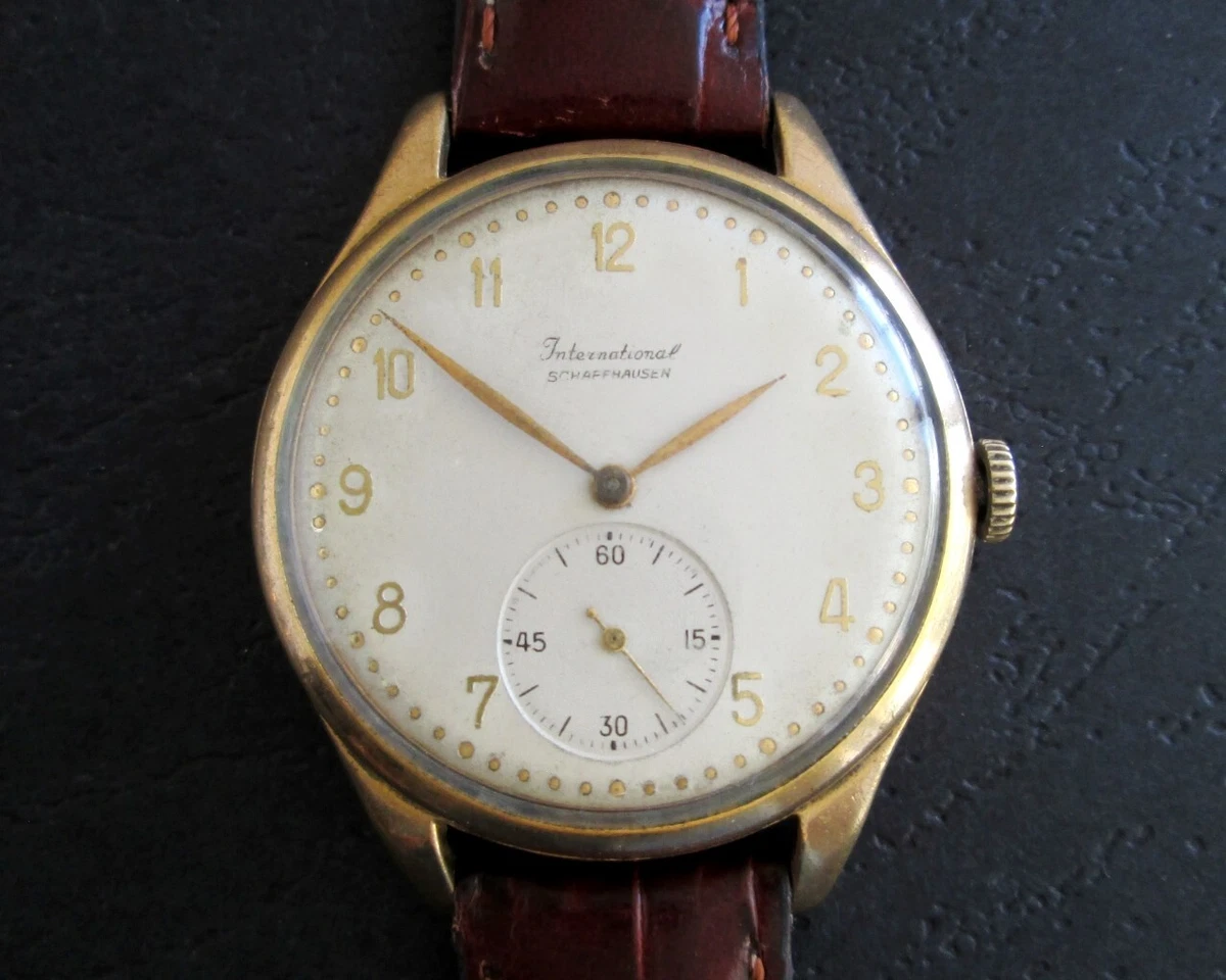 International Schaffhausen IWC Vintage WW1 Hand-Winding Men's