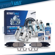 6pc Rear Disc Calipers Brake Pads For Nissan 350z Murano Quest Infiniti G35