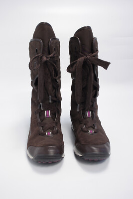 Puma 2000s Vintage Fleece Lined Suede Sneaker Winter Knee Boots