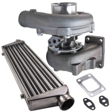 T3t4 T3 T4 T04e .63 Ar Turbine 5 Bolts Turbocharger Intercooler Kits